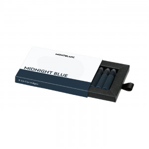 Картриджи 8 шт для перьевых ручек Montblanc (Midnight Blue)