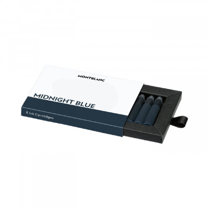 Картриджи 8 шт для перьевых ручек Montblanc (Midnight Blue)