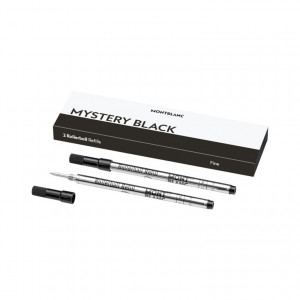 Стержень для ручки роллера Montblanc F 0,5 мм 2шт (Mystery Black)